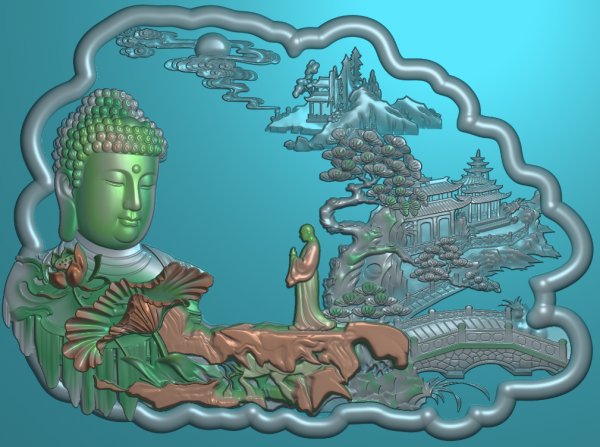 Mẫu Tranh Bái Phật