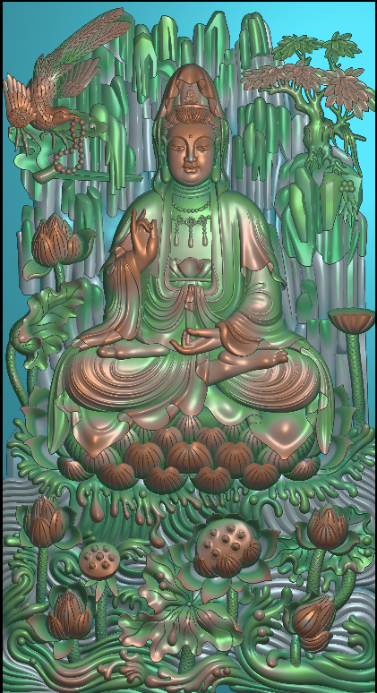 Mẫu Tranh Phật Quan Âm Đẹp – quan am