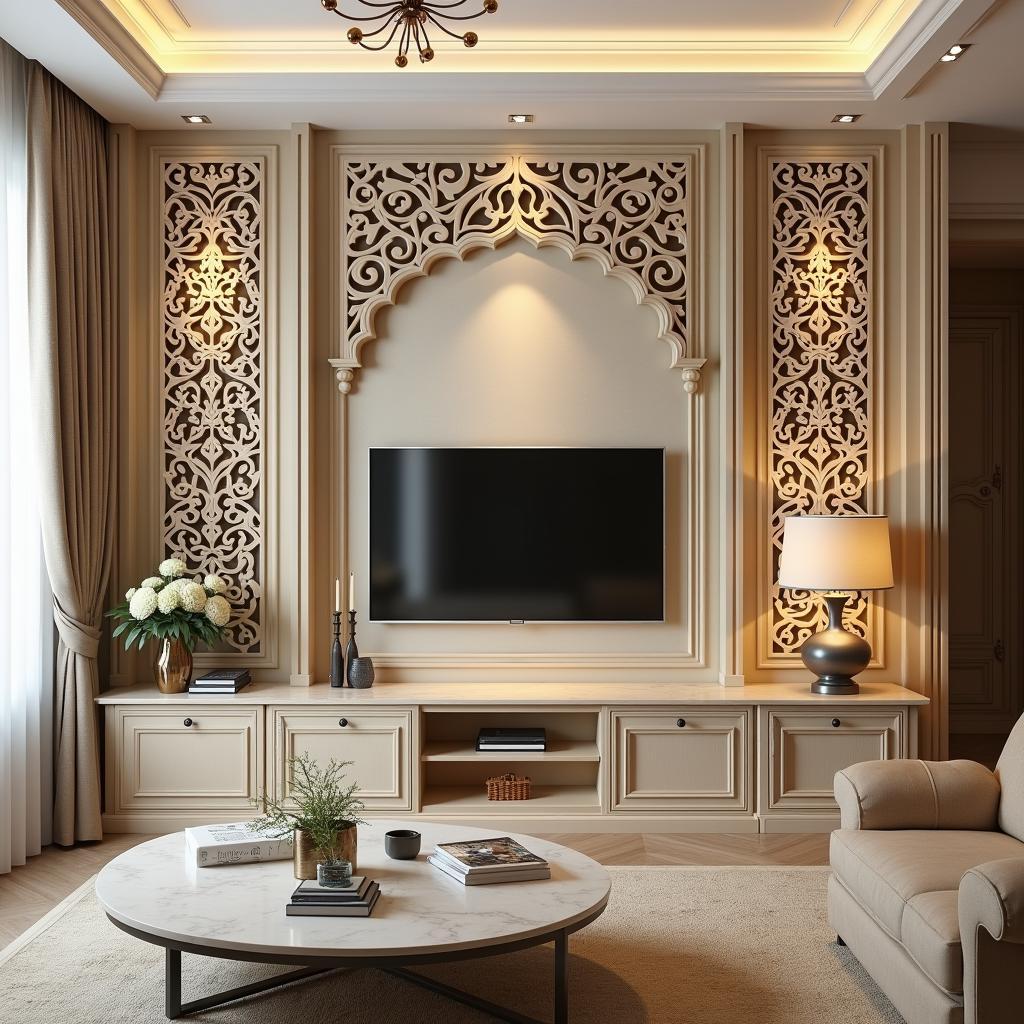Các sản phẩm nội thất gỗ trang trí hoa văn CNC như vách ngăn, cửa, tủ kệ đẹp mắt