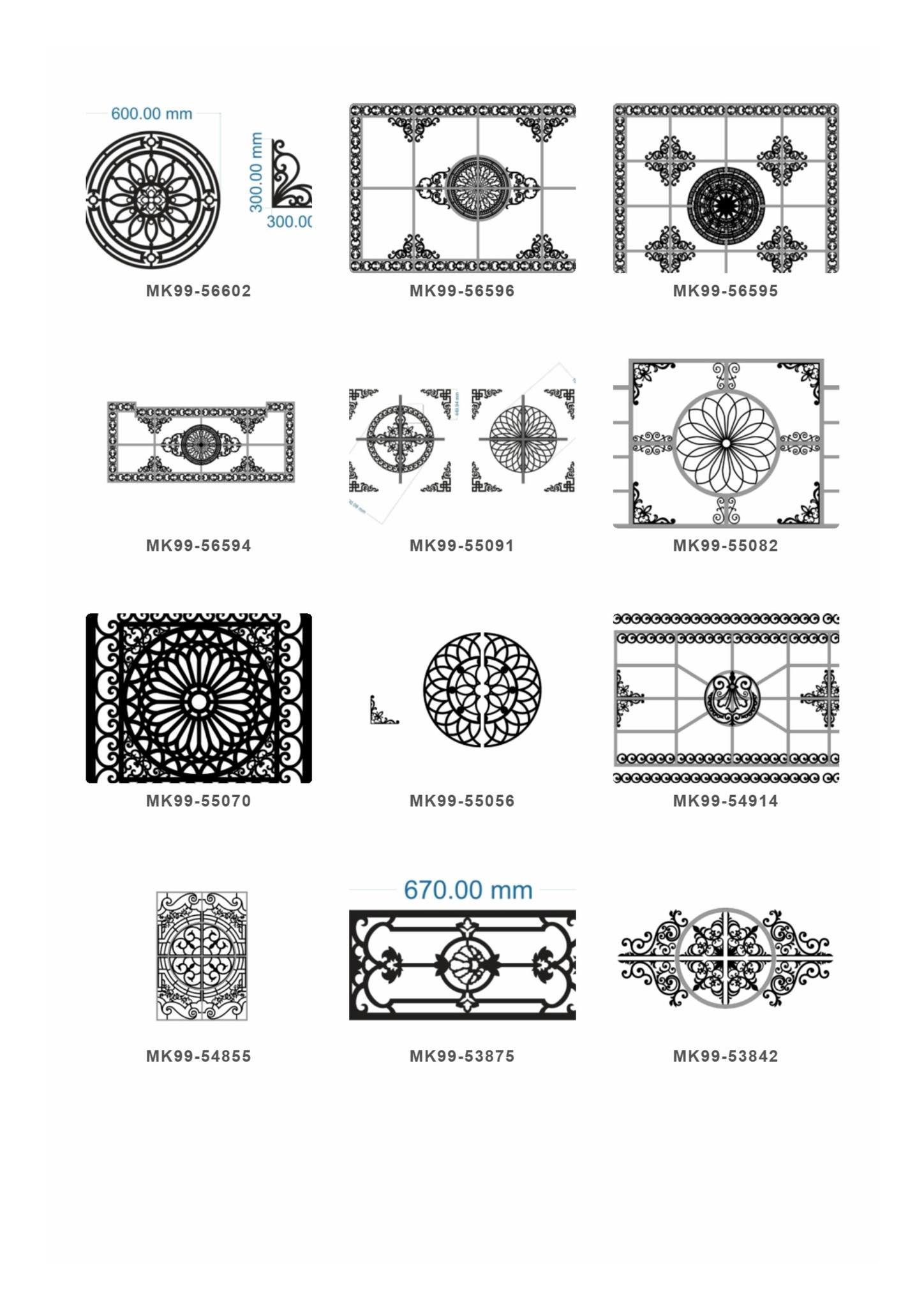 Tải file mẫu CNC mái kính