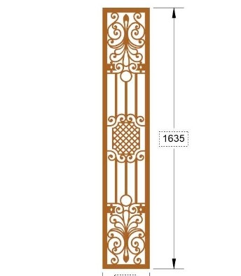Tải file mẫu CNC vách cổng thiết kế mới