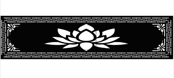 Tải file mẫu CNC Vách sen cổng