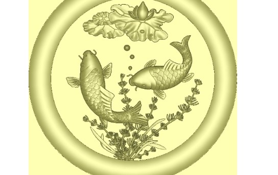 Tải file mẫu CNC Tranh cá