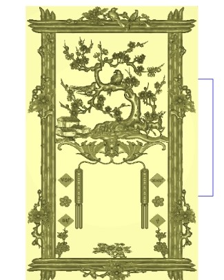 Tải file mẫu CNC Đốc lịch mai vàng