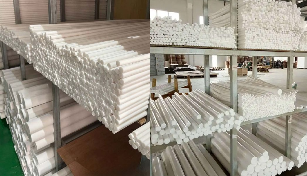 Cây nhựa Teflon rất phù hợp để gia công thành các chi tiết máy theo yêu cầu kỹ thuật